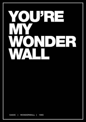 Image of Oasis - various lyric posters