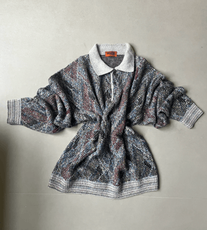 Missoni Uomo 90s Knitwear Polo - Size XL