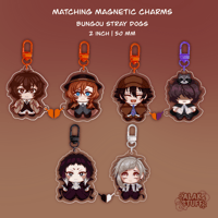 Image 1 of Bungou Stray Dogs Magnetic charms