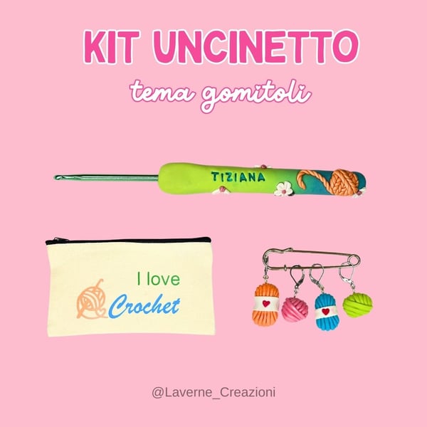 Image of 🧶 kit uncinetto gomitolo 🧶
