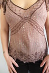 Y2K Monsoon Sequin Top