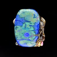 Image 2 of XXXL. Atlas Carousel Horse - Flamework GLass Sculpture Bead