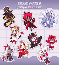 Hazbin Stickers