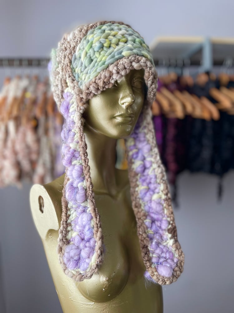 Image of Free Form Crochet Hat