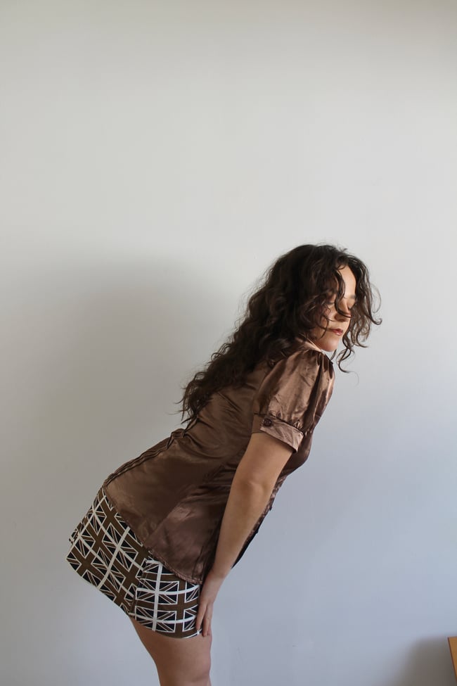 London Denim Mini Skirt