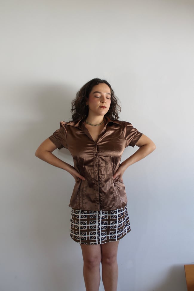 London Denim Mini Skirt