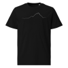 Cervino PULSE T-shirt in Cotone Organico Unisex Nero / white