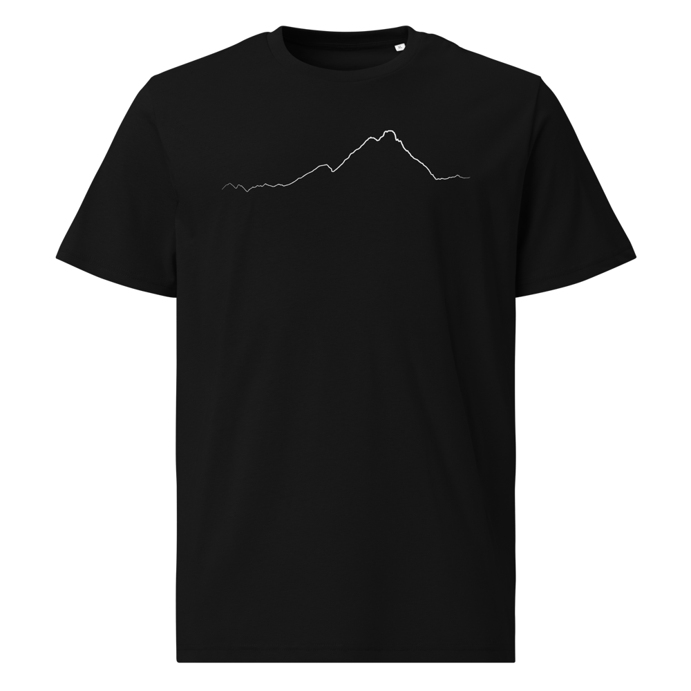 Cervino PULSE T-shirt in Cotone Organico Unisex Nero / white