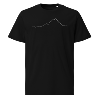 Image 1 of Cervino PULSE T-shirt in Cotone Organico Unisex Nero / white