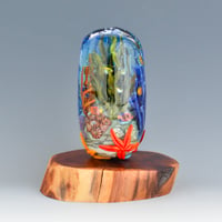 Image 5 of XXXXL. Tropical Coral Reef Aquarium Sculpture Bead - Flameworked Glass