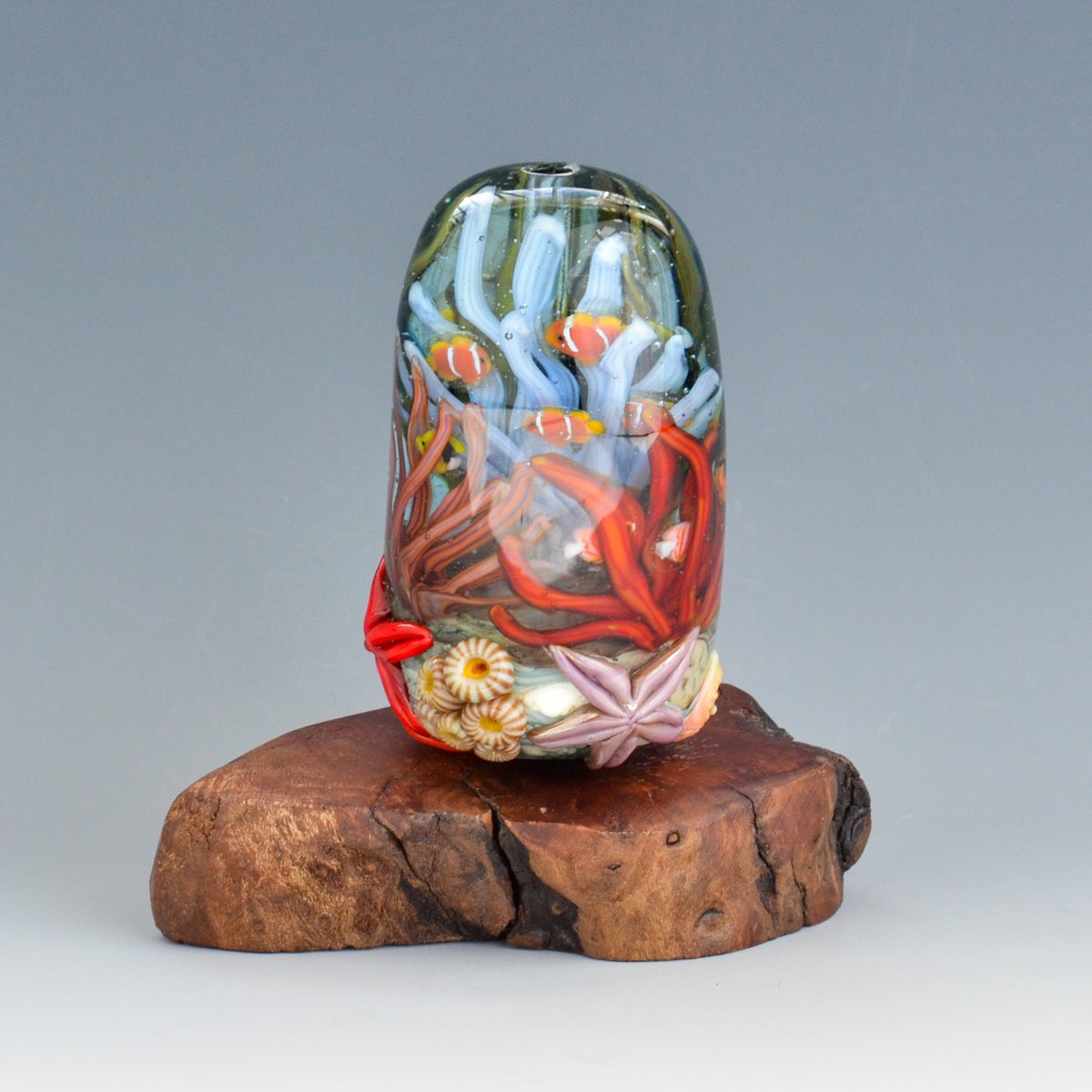 Image of XXXL. Aquarium Coral Reef - Flamework Glass Sculpture
