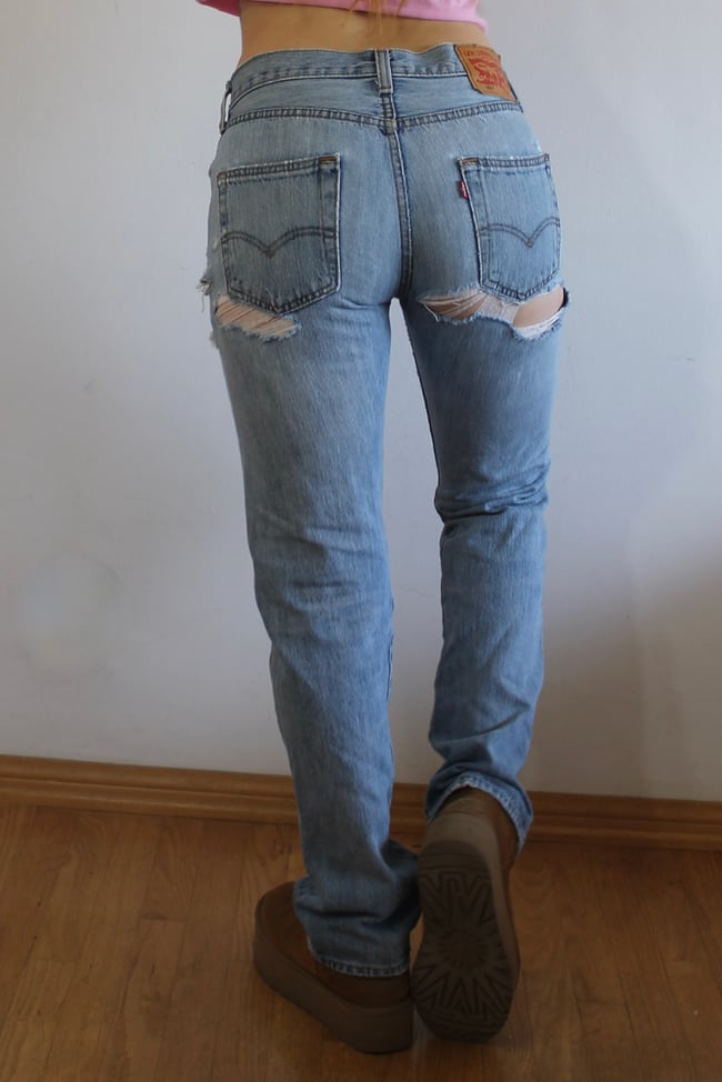 501 Distressed Levi's 