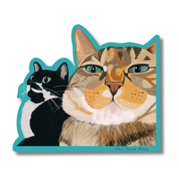 Image 1 of Cool Cats Sticker