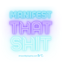 Image 2 of Manifest That Shit - Mantra Sticker 3in