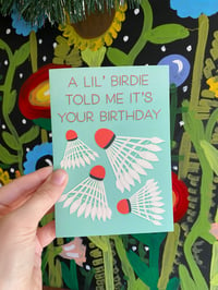Image 2 of Birdie Birthday Card