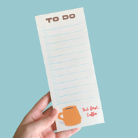 Coffee To-Do List Notepad
