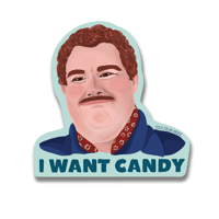 I Want Candy Sticker