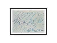 Image 2 of Cy Twombly - Untitled Roman Note 18, Fine Art Giclee Print, Abstract Poster