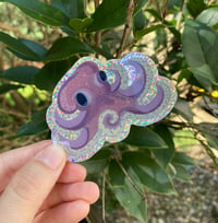 Image 2 of Glittery Octopus Sticker