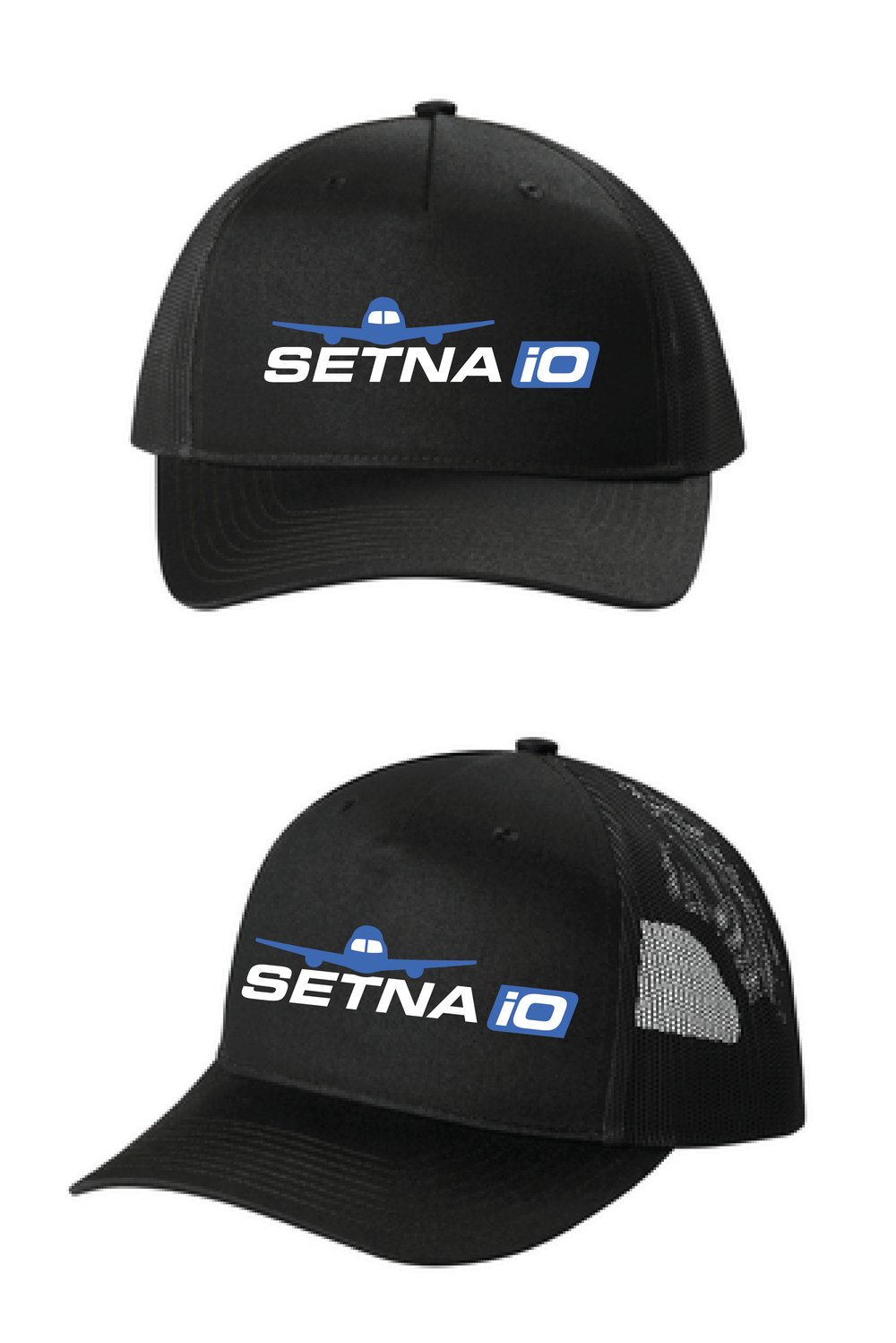 Setna iO Trucker Hat(Black, Black/White, Grey/White, & Grey/Black ...