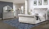 Exquisite Silver Bed Set 