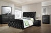 Black Sleigh Bed Set 