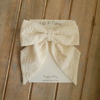 Image 1 of Large beige Posie bow // Posie Collection