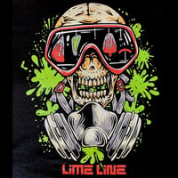Image 2 of LiME LiNE Skull Painter t-shirt