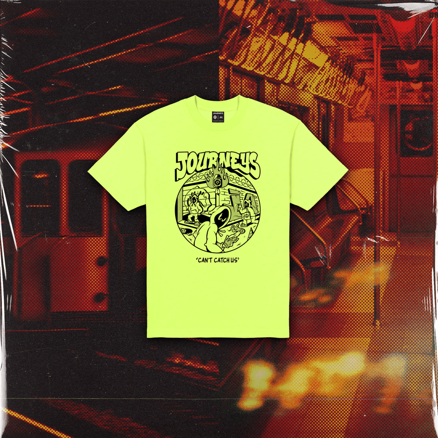Image of CANT CATCH US Tee - Fluro yellow “PRE SALE”
