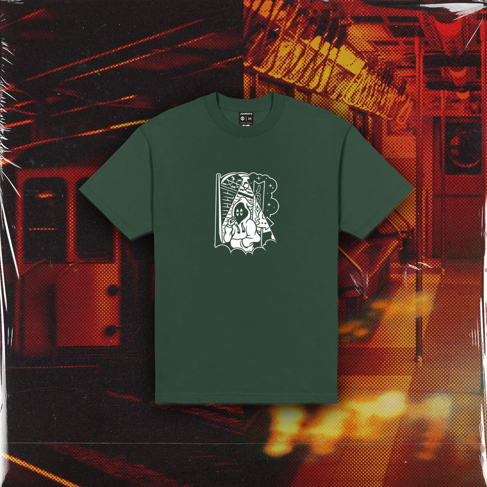 Image of OPEN 24/7 tee - Pine green “PRE SALE”