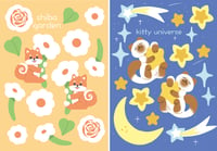 Image 1 of Star Holo Deco Sticker Sheets