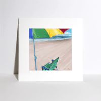 Image 2 of Umbrella on Cocoa Beach-Fine Art Print