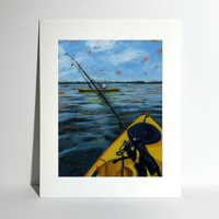 Image 2 of Fishing on the Indian River-Fine Art Print