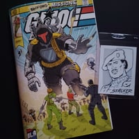 2nd PRINT IN STOCK! - G.I.JOE BACKYARD MISSIONS #1  (Full Color 24 pg Comic) + PLUS Sketch Card !!!