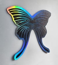 Image 2 of psEYEchedelic noir butterfly | sticker