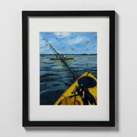 Image 3 of Fishing on the Indian River-Fine Art Print