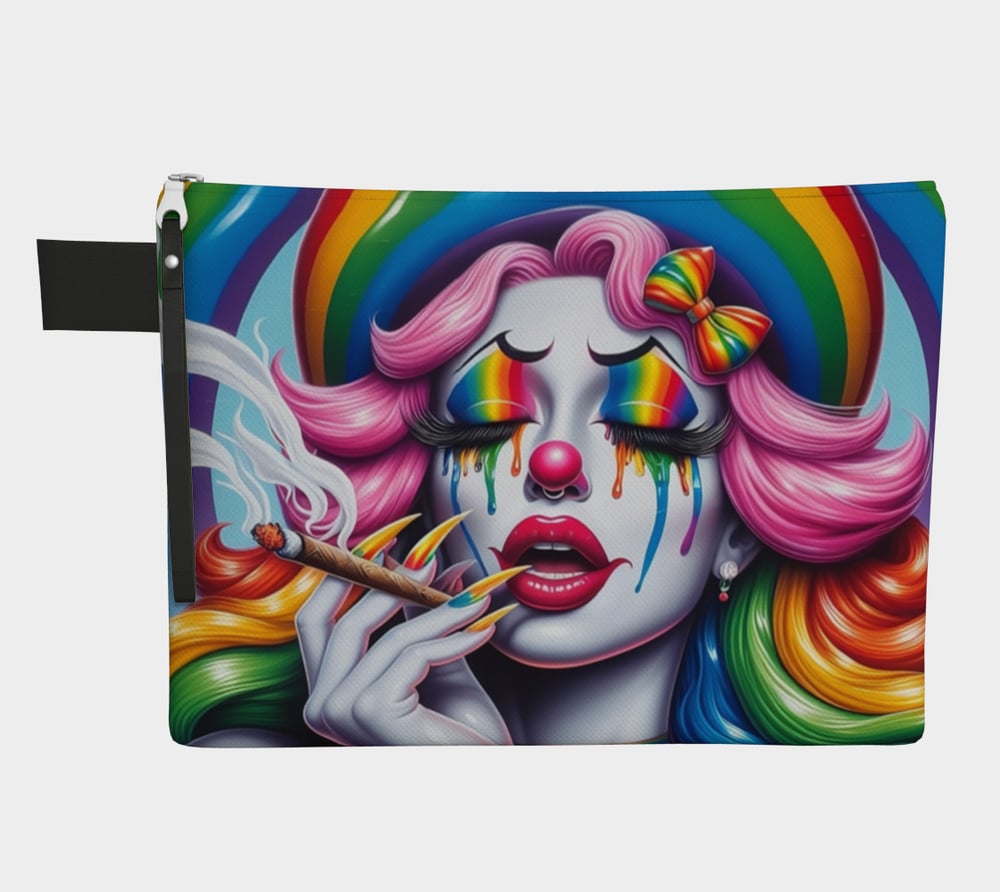 Image of Tears of a Clown Zipper Bag