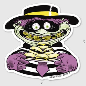 Image of HAMBURGLAR GIANT STICKER