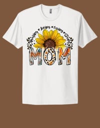 Image 2 of MOTHERS DAY- Sunflower MOM on DTF