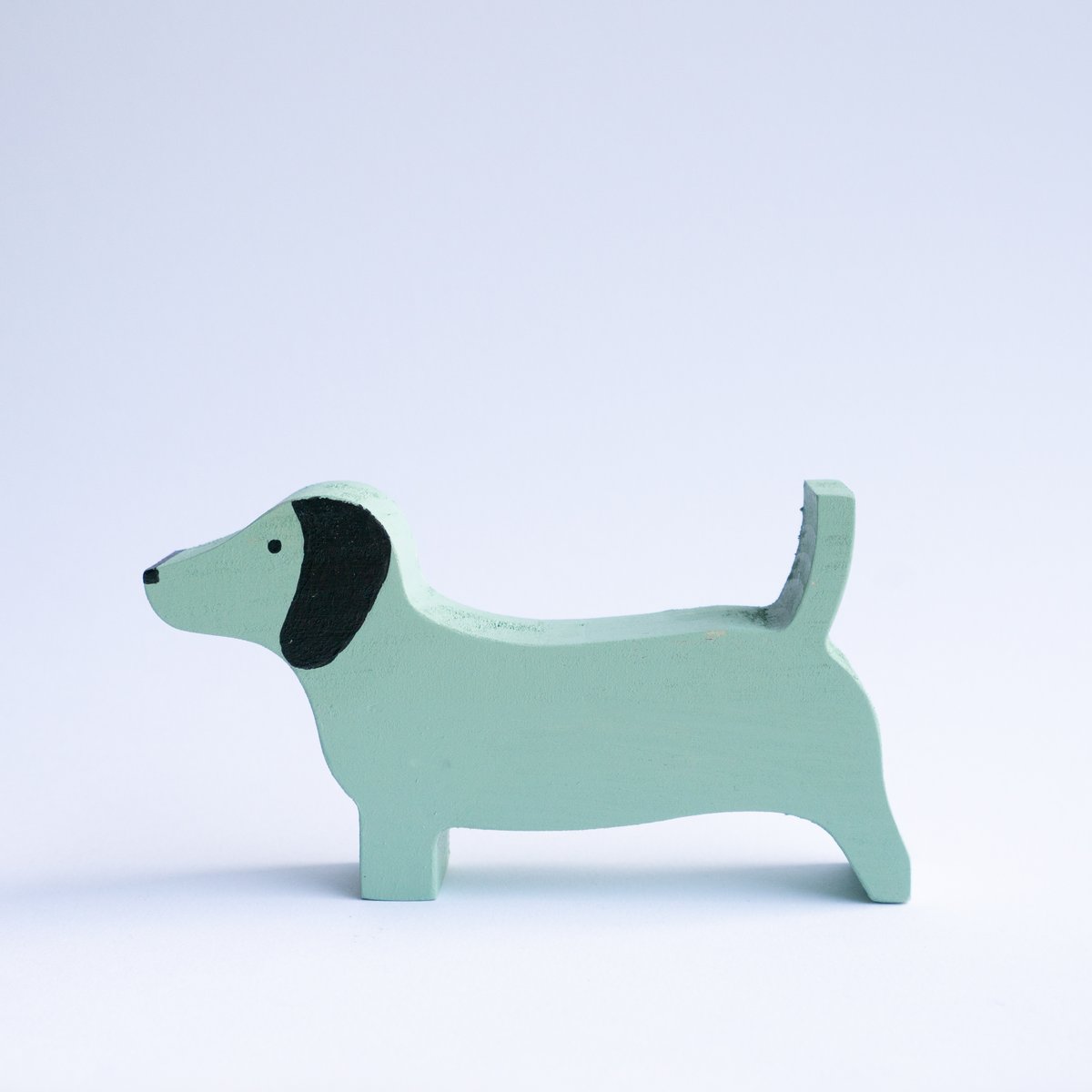Image of TECKEL FIGURINE - A030 TOTAL GREEN (PERSONALIZED)