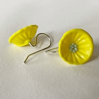 Image 2 of Daisy Earrings - Bright Yellow