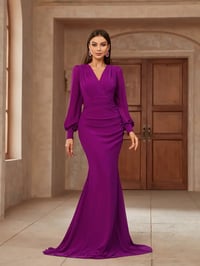 Image 1 of Pretty In Purple Maxi Dress - Purple