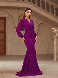 Image 4 of Pretty In Purple Maxi Dress - Purple