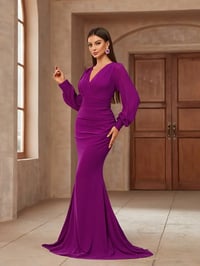 Image 5 of Pretty In Purple Maxi Dress - Purple
