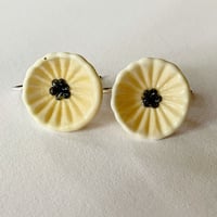 Image 1 of Daisy Earrings - Ivory