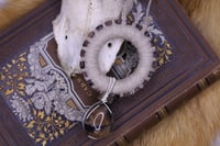 Image 2 of Natural hemp cord chiastolite necklace
