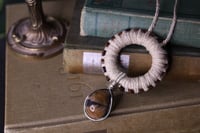 Image 5 of Natural hemp cord chiastolite necklace