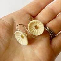 Image 5 of Ivory Daisy Earrings