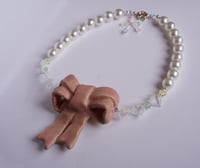 Image 3 of Coquette Bow Necklace X Mateu-lo