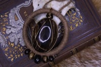 Image 2 of Beige hemp cord jasper necklace